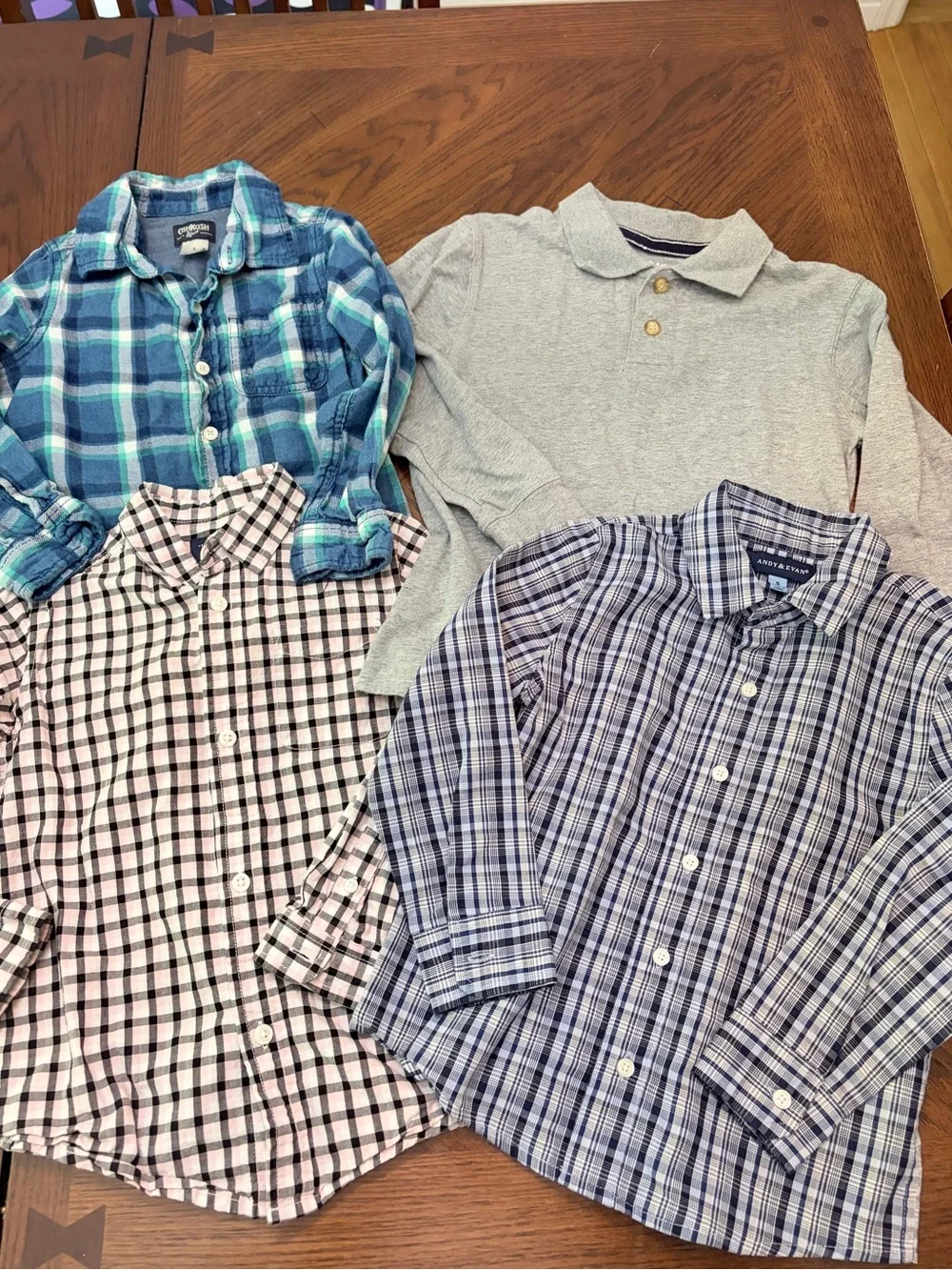 Boys Size 5/5T Button-Up & Polo Shirt Bundle – OshKosh, Children’s Place & More - Picture 1 of 7